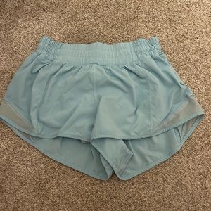 light blue lululemon shorts!